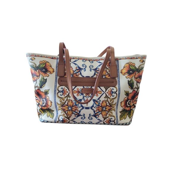 Brighton Bella Luca Tote Handbag Floral